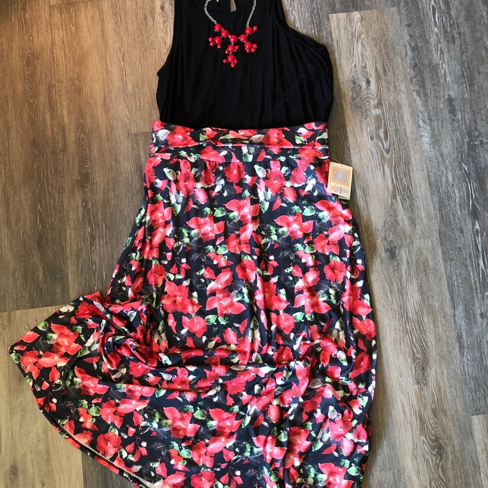LuLaroe Maxi Skirt 2XL
